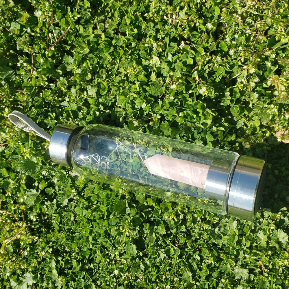 Soji Rose Quartz Water Bottle